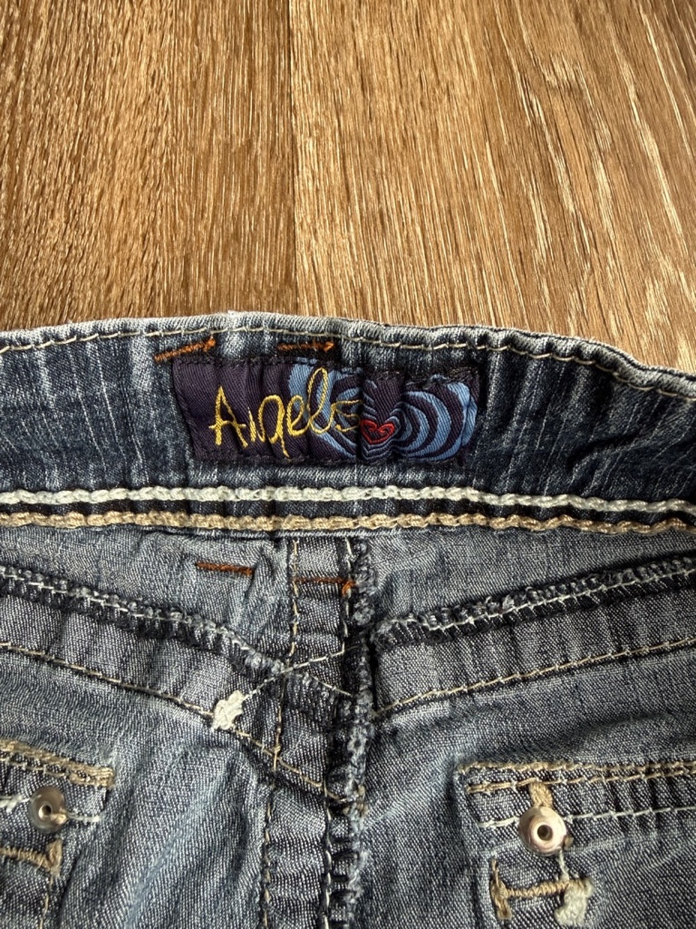 Angels Y2K Flare Leg Jeans - Picture 3 of 7